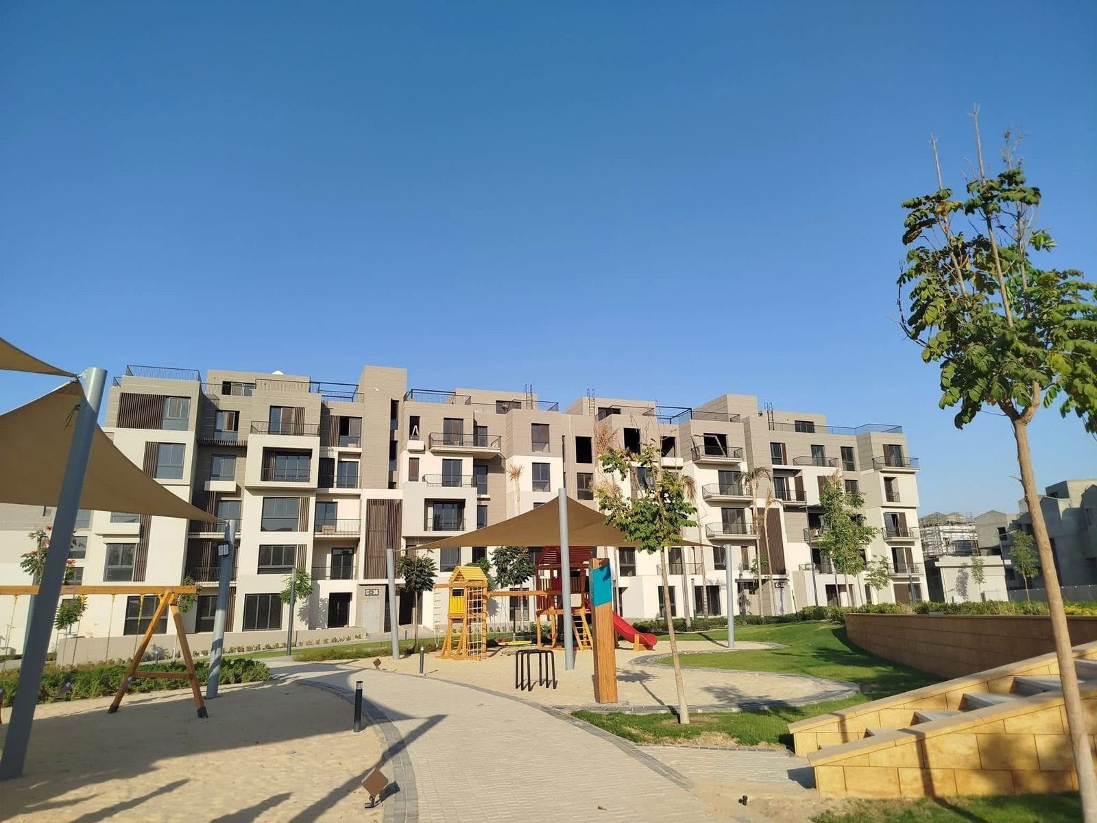 Shaded play area at SODIC East